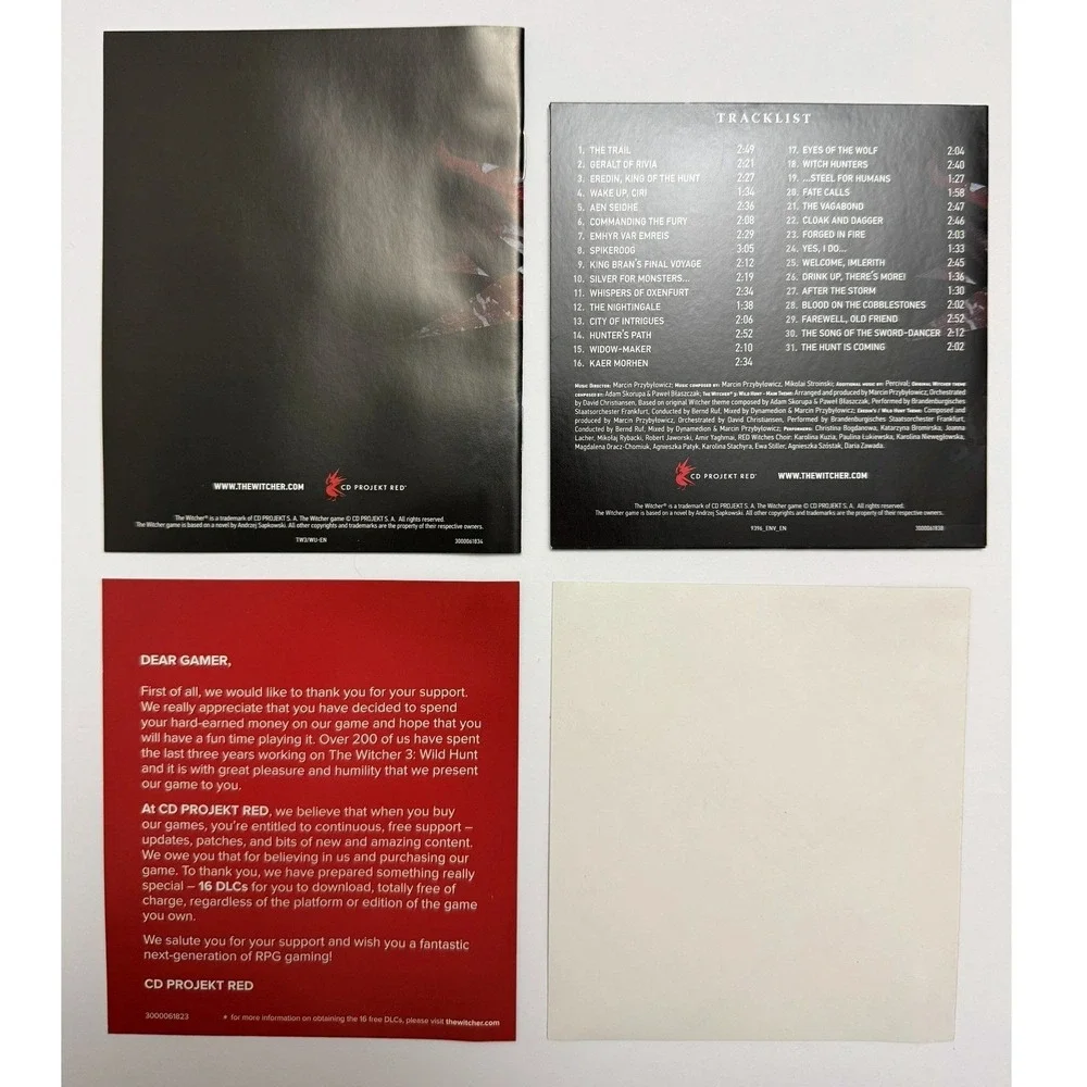 The‎ Witcher 3 Wild Hunt (PS4) CIB Complete with Map Stickers Soundtrack NFR